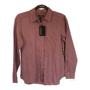 Needle&Cloth Linen Blend Long Sleeves Button down Top Size XS (0-2)